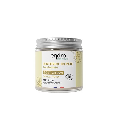 Dentifricio Naturale al Limone Endro Cosmétiques | Volo di Fiori EcoBio Distribuzione
