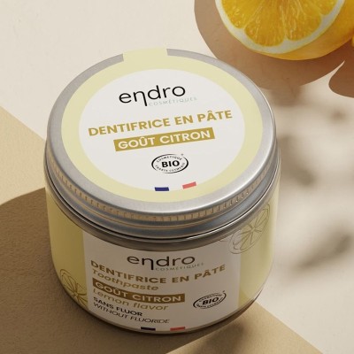 Dentifricio Naturale al Limone Endro Cosmétiques | Volo di Fiori EcoBio Distribuzione