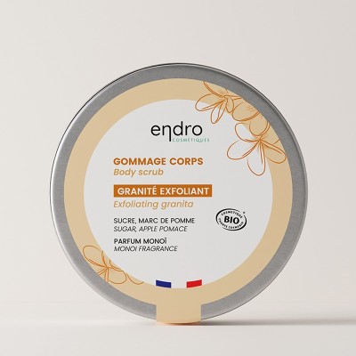 Scrub Corpo al Monoï Endro Cosmétiques | Volo di Fiori EcoBio Distribuzione