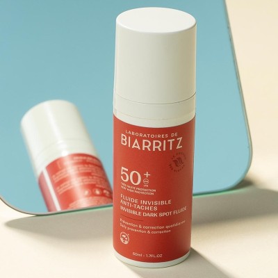 Fluido Solare Invisibile anti-macchie SPF50+ Laboratoires de Biarritz | Volo di Fiori EcoBio Distribuzione