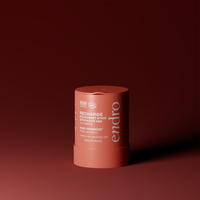 Ricarica Deodorante Stick 48H Rosa & Lampone Endro Cosmétiques | Volo di Fiori Eco Bio Distribuzione