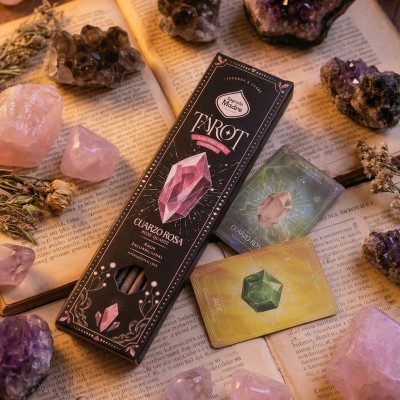 Incenso Tarocchi delle Gemme Quarzo Rosa Sagrada Madre | Eco Bio Distribuzione Ingrosso B2B