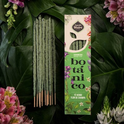 Incenso Botanico Tè Verde e Nag Champa Sagrada Madre | Eco Bio Distribuzione Ingrosso B2B