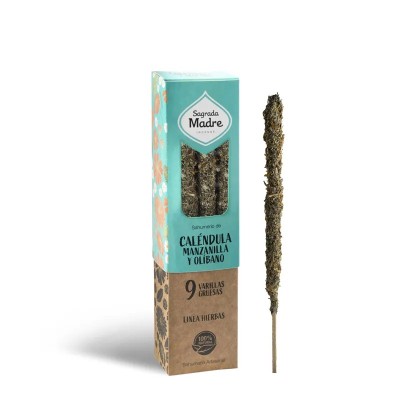 Incenso Herbal Olibano, Calendula e Camomilla Sagrada Madre Naturale | Ingrosso B2B