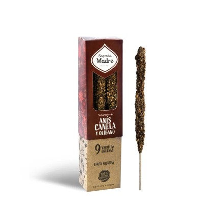 Incenso Herbal Olibano, Cannella e Anice Sagrada Madre Naturale | Ingrosso B2B