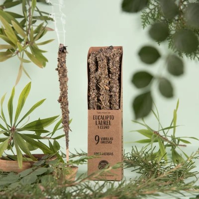 Incenso Herbal Eucalipto, Alloro e Cedro Sagrada Madre Naturale | Ingrosso B2B