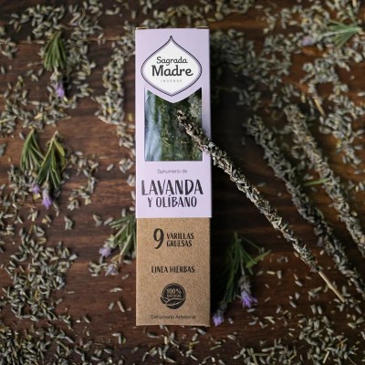 Incenso Herbal Olibano e Lavanda Sagrada Madre Naturale | Ingrosso B2B