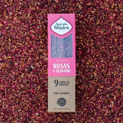 Incenso Herbal Olibano e Rosa Sagrada Madre Naturale | Ingrosso B2B