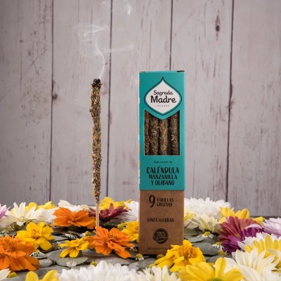 Incenso Herbal Olibano, Calendula e Camomilla Sagrada Madre Naturale | Ingrosso B2B