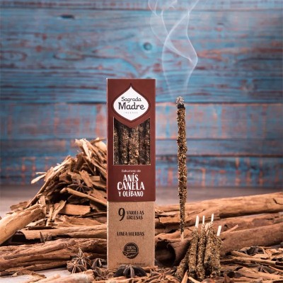 Incenso Herbal Olibano, Cannella e Anice Sagrada Madre Naturale | Ingrosso B2B