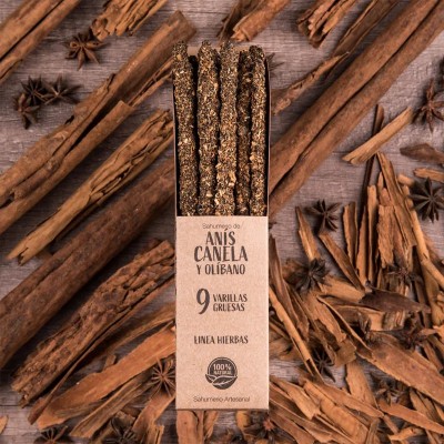 Incenso Herbal Olibano, Cannella e Anice Sagrada Madre Naturale | Ingrosso B2B
