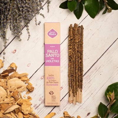 Incenso Palo Santo e Violette Sagrada Madre Naturale | Ingrosso B2B