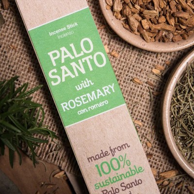 Incenso Palo Santo e Rosmarino Sagrada Madre Naturale | Ingrosso B2B