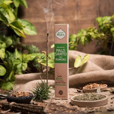 Incenso Palo Santo e Rosmarino Sagrada Madre Naturale | Ingrosso B2B