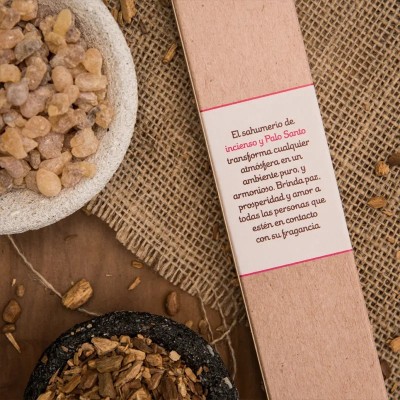 Incenso Palo Santo e Olibano Sagrada Madre Naturale | Ingrosso B2B