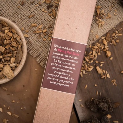 Incenso Palo Santo e Mirra Sagrada Madre Naturale | Ingrosso B2B