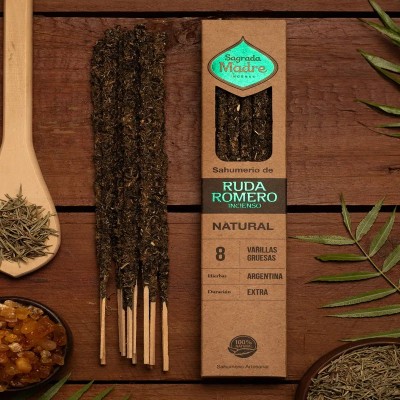 Incenso Naturale Ruta, Rosmarino e Olibano Sagrada Madre | Ingrosso B2B