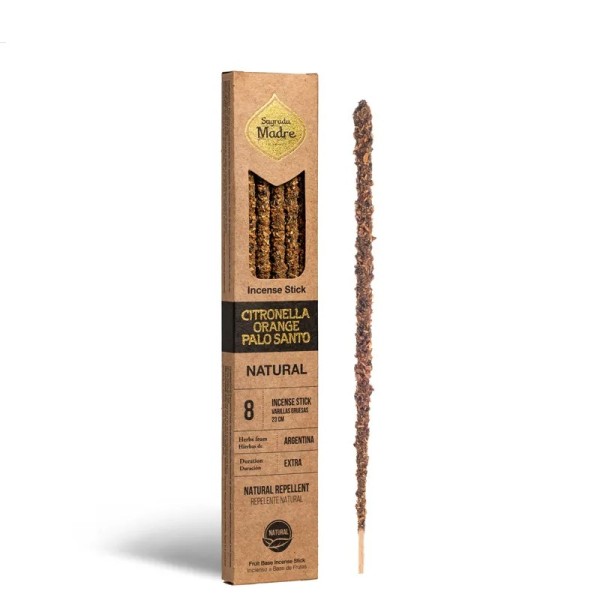 Incenso Naturale Citronella Arancia e Palo Santo