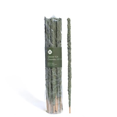 Incenso Pack x 20 Tè Verde e Fiori di Champa - Sagrada Madre