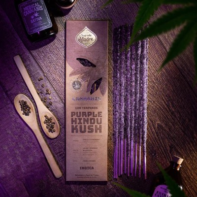 Incenso Cannabis Purple Hindu Kush Indica Sagrada Madre Terpeni | Ingrosso B2B