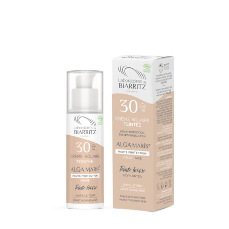 Crema Solare Colorata "AVORIO" Bio Viso SPF 30 50 ml