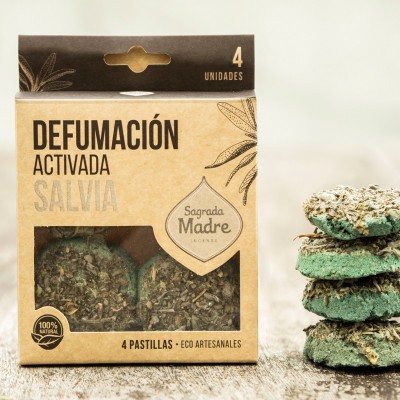 Pastiglia per Fumigazione Salvia Bianca Sagrada Madre | Ingrosso B2B