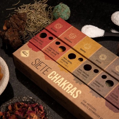 Smudge Bombitas 7 Chakra - Sagrada Madre - confezione ambientata