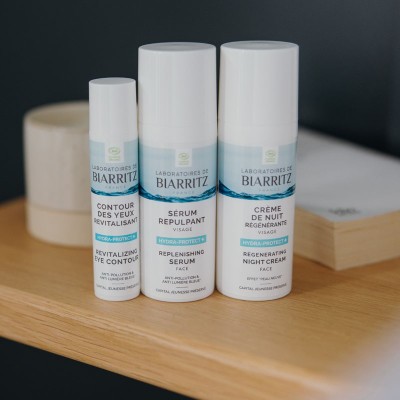 Fluido Idratante Viso Hydra-Protect+ Laboratoires de Biarritz | Volo di Fiori EcoBio Distribuzione