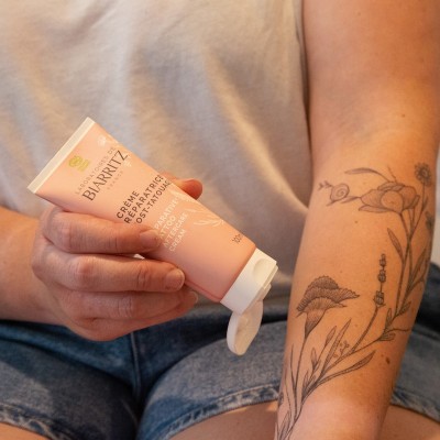 Crema Riparatrice CICA REPA Post-Tatuaggio Bio Laboratoires de Biarritz | Volo di Fiori EcoBio Distribuzione