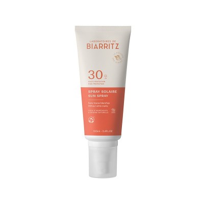 Spray solare SPF30 bio Laboratoires de Biarritz | Volo di Fiori EcoBio Distribuzione