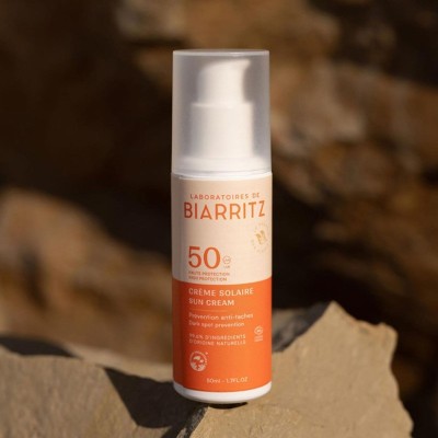 Crema Solare Viso SPF50 Bio Laboratoires de Biarritz | Volo di Fiori EcoBio Distribuzione