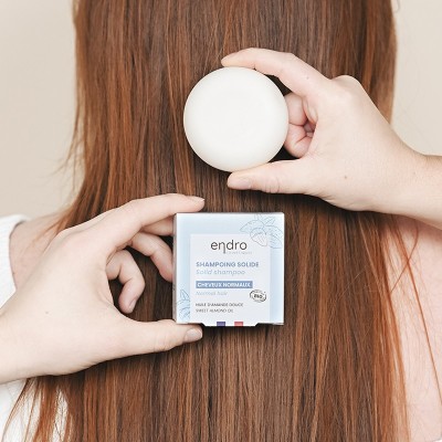 Shampoo Solido Capelli Normali Mandorla Endro Cosmétiques | Volo di Fiori EcoBio Distribuzione