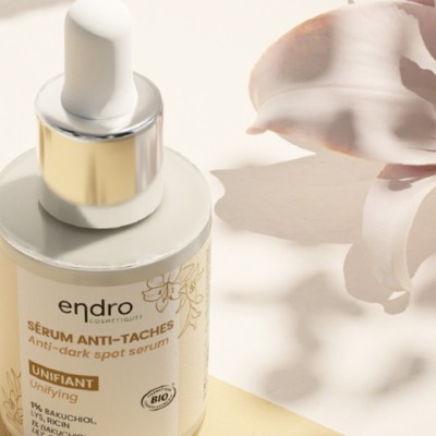 Siero Anti-Macchie Uniformante Bakuchiol Endro Cosmétiques | Volo di Fiori EcoBio Distribuzione