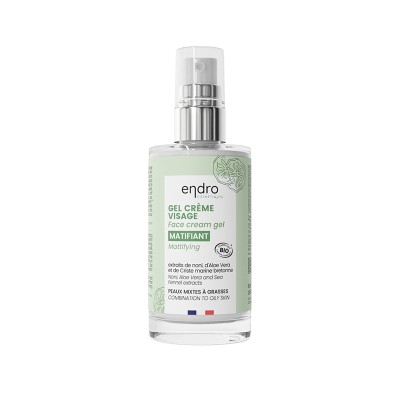 Crema Gel Viso Opacizzante Endro Cosmétiques | Volo di Fiori EcoBio Distribuzione