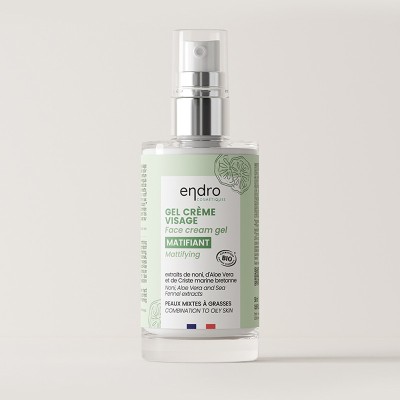 Crema Gel Viso Opacizzante Endro Cosmétiques | Volo di Fiori EcoBio Distribuzione