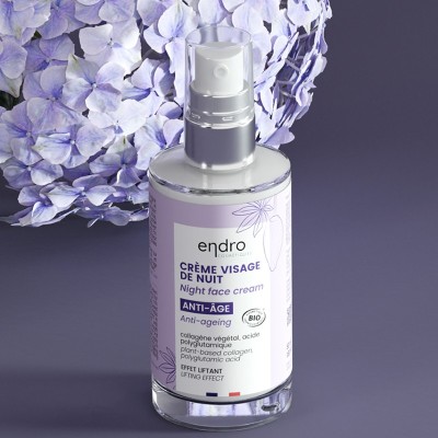 Crema Viso Antietà Notte al Collagene Endro Cosmétiques | Volo di Fiori EcoBio Distribuzione