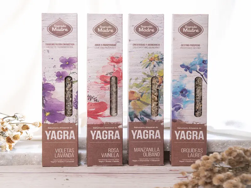 Incensi Sagrada Madre linea Yagra