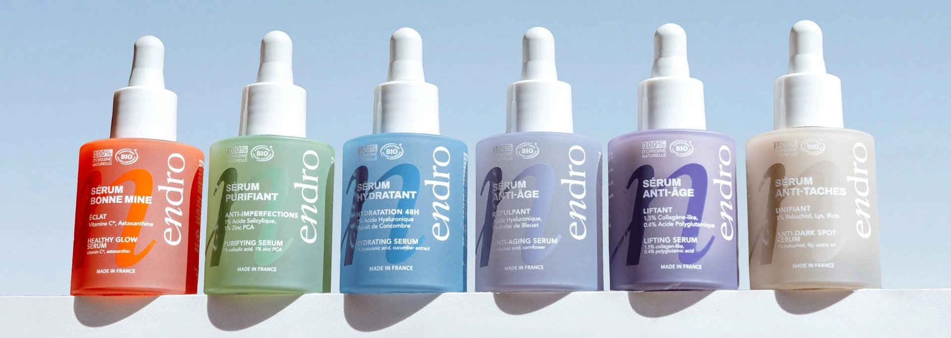 Prodotti Endro Cosmétiques per la distribuzione professionale in Italia