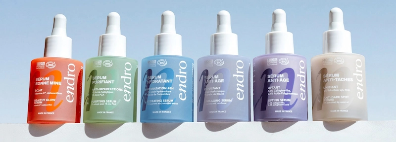 Gamma dei sieri viso Endro Cosmétiques