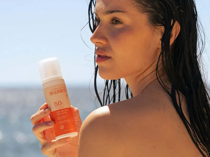 Crema solare viso SPF50 per uso quotidiano