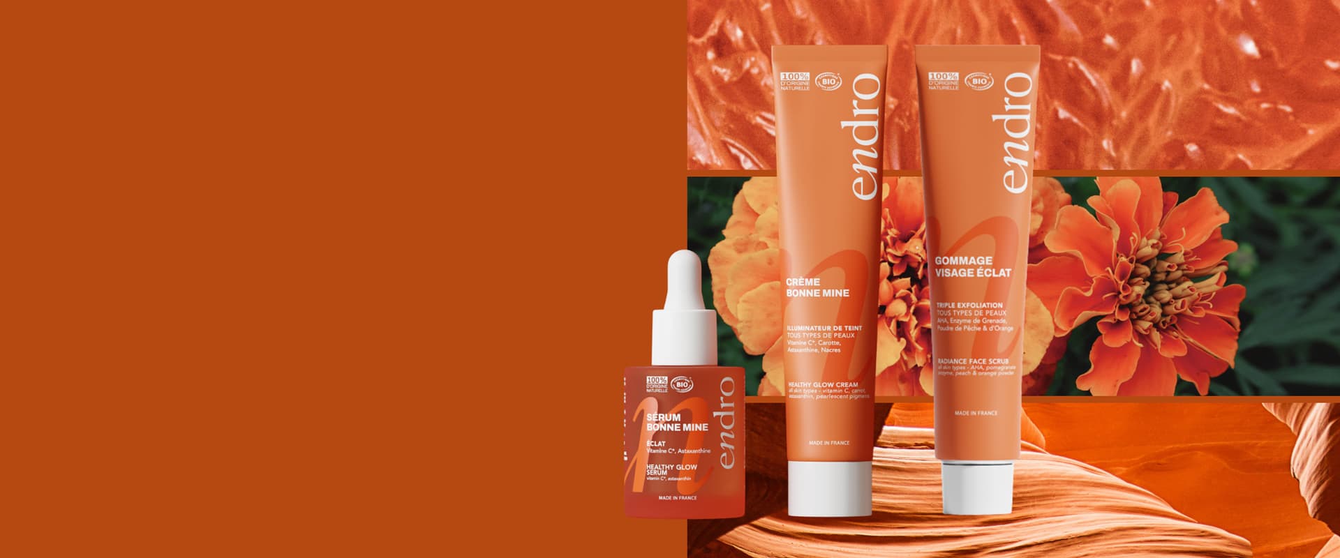 Routine illuminante Endro Cosmétiques